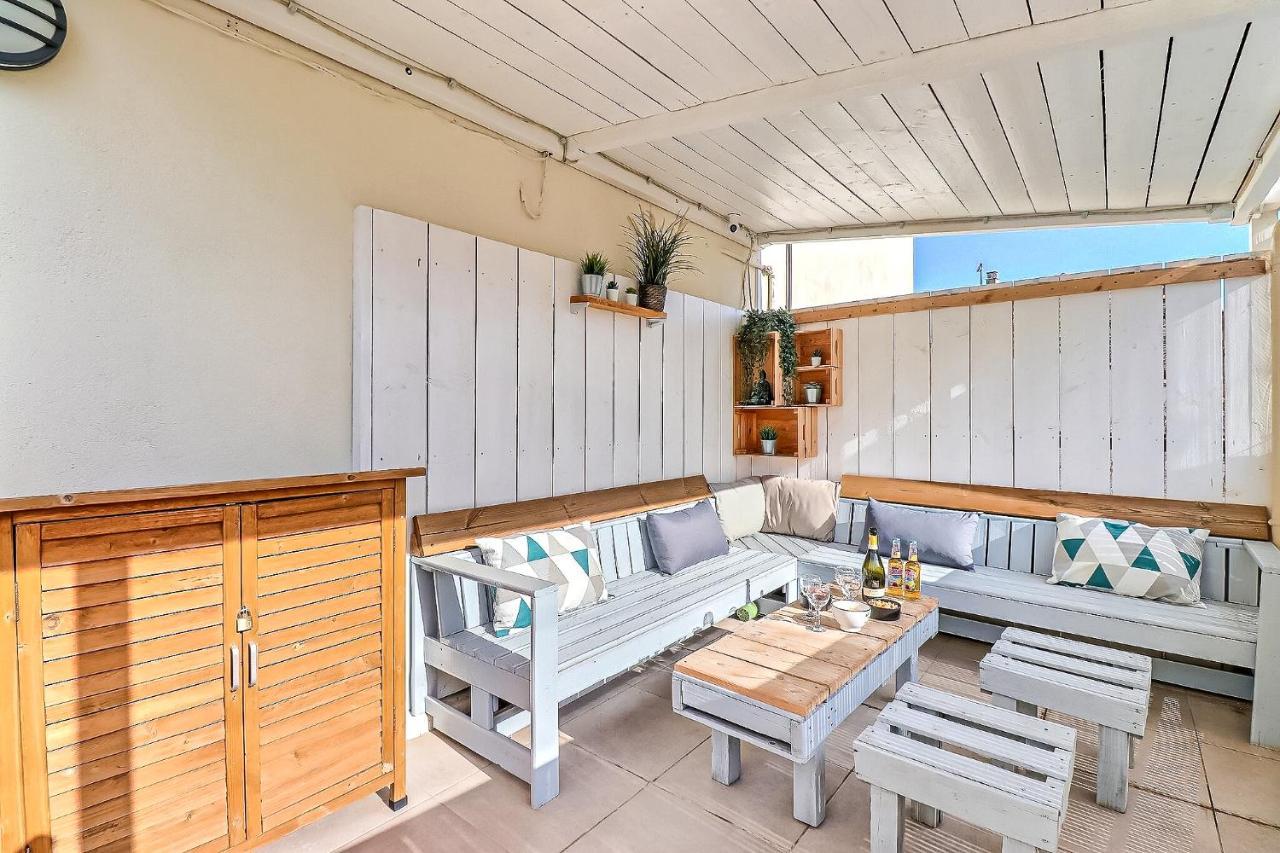 Ferienwohnung Appart Cosy Terrasse Gare De Nîmes Exterior foto